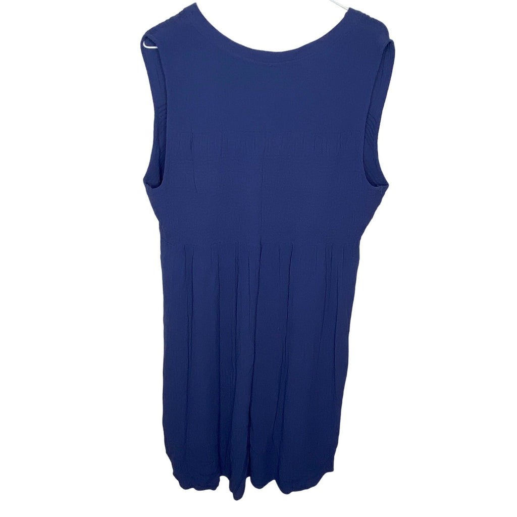 Knox Rose Blue Sleeveless Gauze Tunic - Women's Size XXL