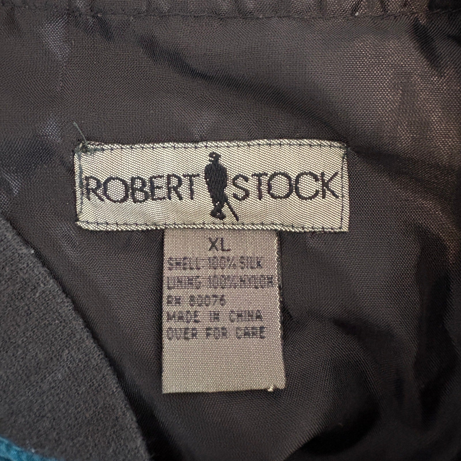Y2K Silk Color Block Windbreaker Jacket - Men's Size XL