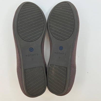 Rothy's The Flat in Mink Shoes - Women's Size 7