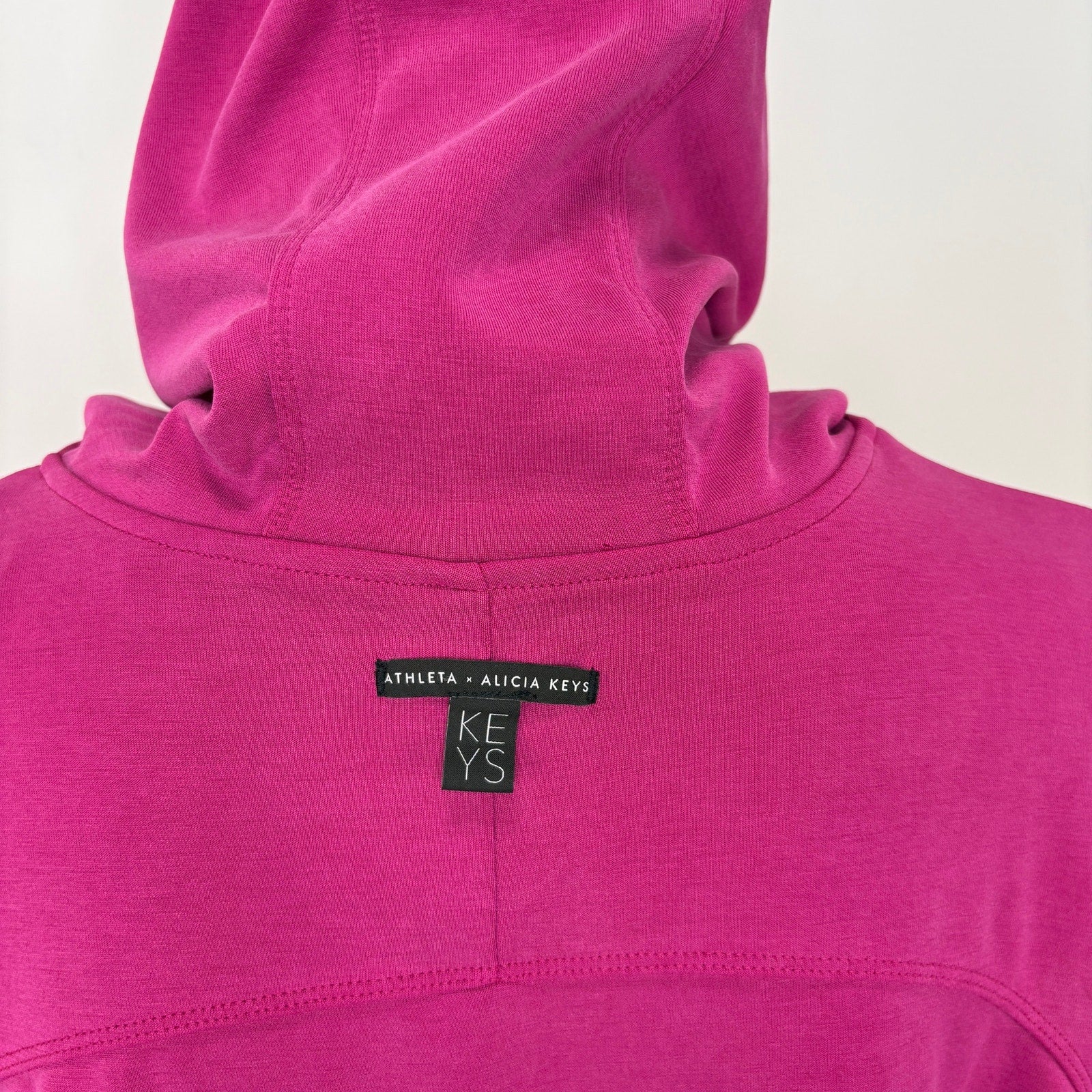 Athleta Alicia Keys Fuchsia Full Zip Athleisure Jacket - Women's Size L