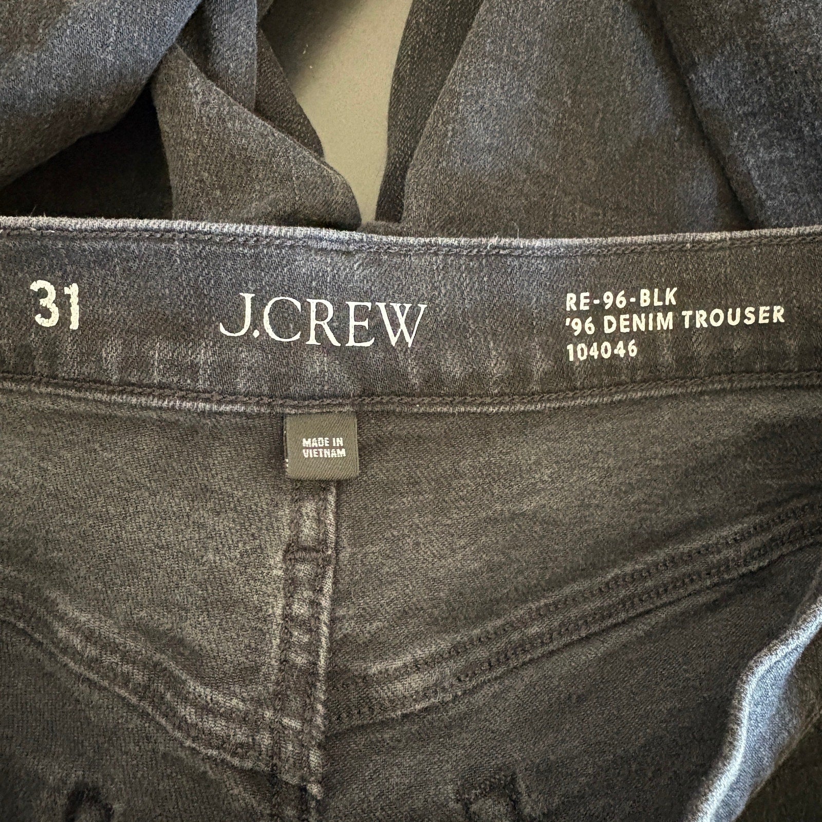 J.Crew Black '96 Denim Trouser - Women's Size 31