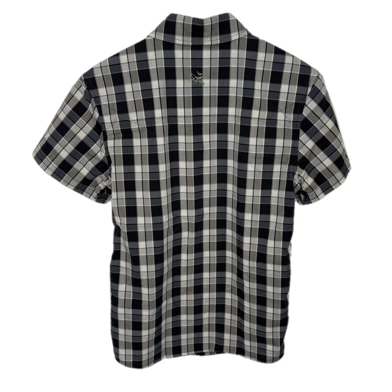 Arc'teryx Gray Plaid Short Sleeve Shirt - Men's Size S