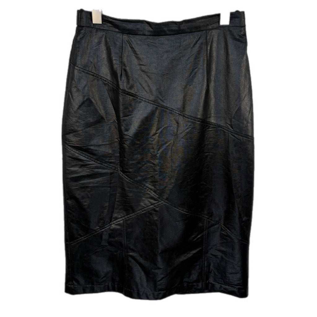 American Vintage Shiny Black Pencil Skirt - Women's Size 14