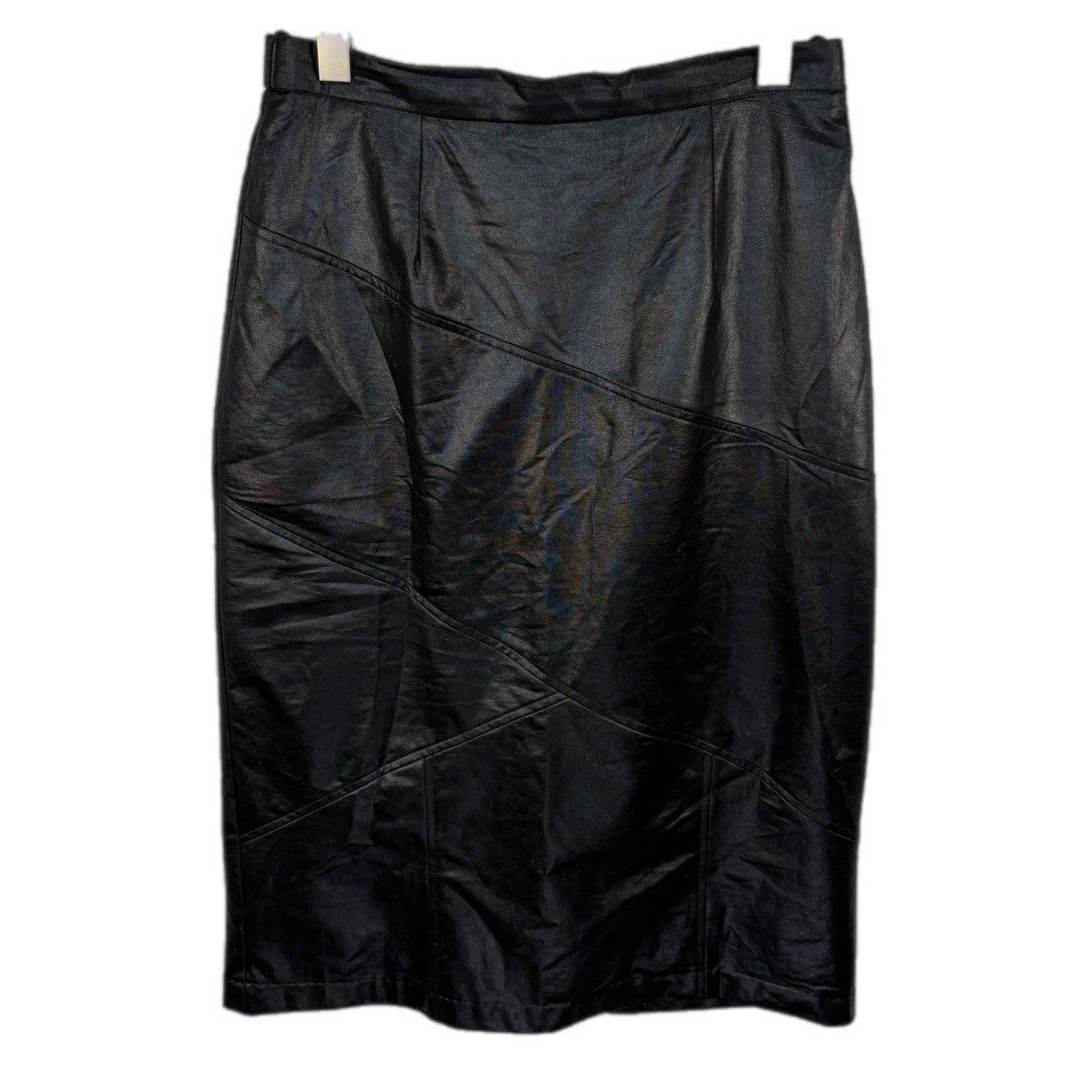 American Vintage Shiny Black Pencil Skirt - Women's Size 14