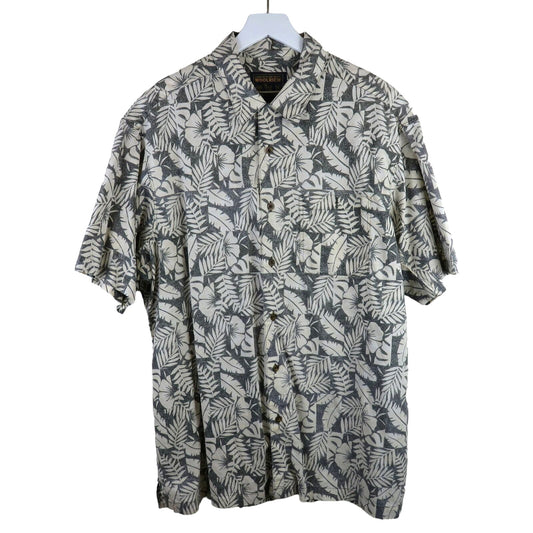 Woolrich Hawaiian Style Button Up Short Sleeve Shirt - Men's XL
