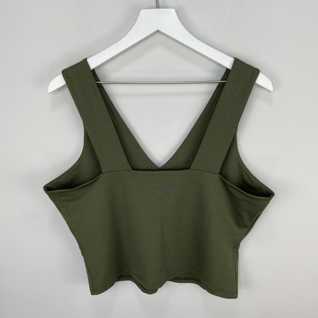 Banana Republic Green Crop Tank Top NWT - Women's Size L