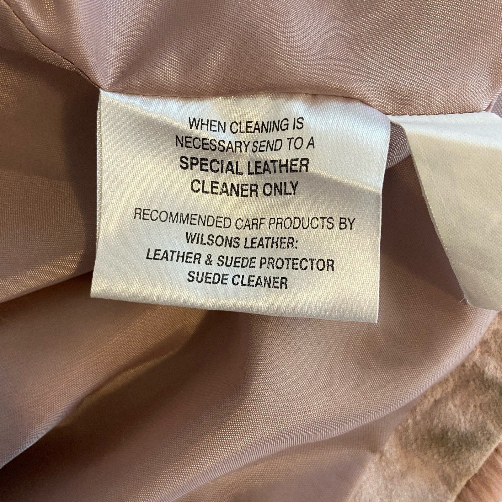 Y2K Wilsons Leather Light Pink Suede Faux Fur Lined Jacket Y2K Wilsons Leather Light Pink Suede Faux Fur Lined Jacket