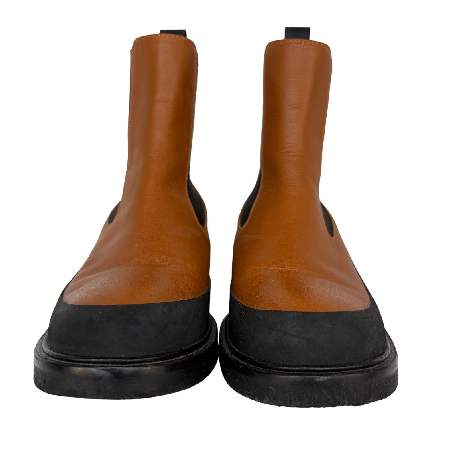 Frame Two Tone Leather Le Holland Chelsea Booties - Women's Size 8.5