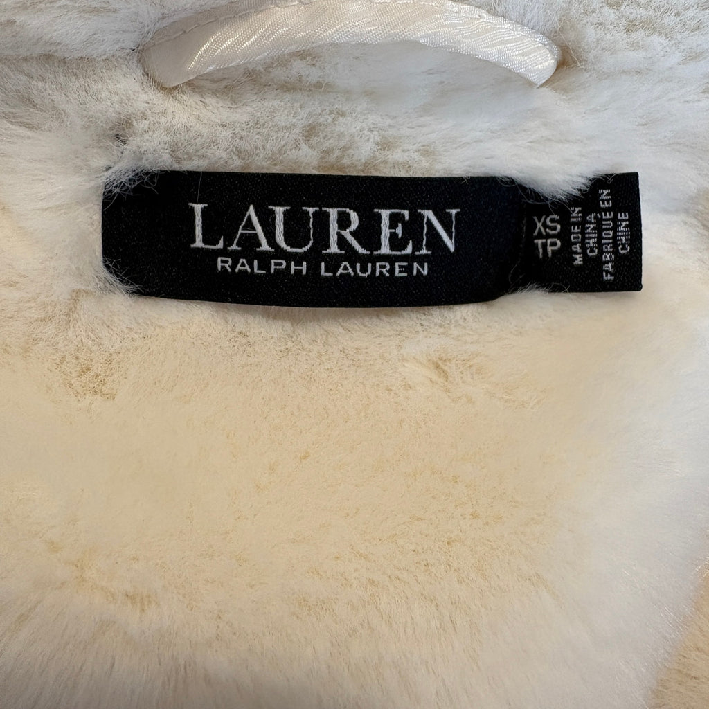 Ralph Lauren Black Label Faux Fur Cream Jacket - Women's Size XS