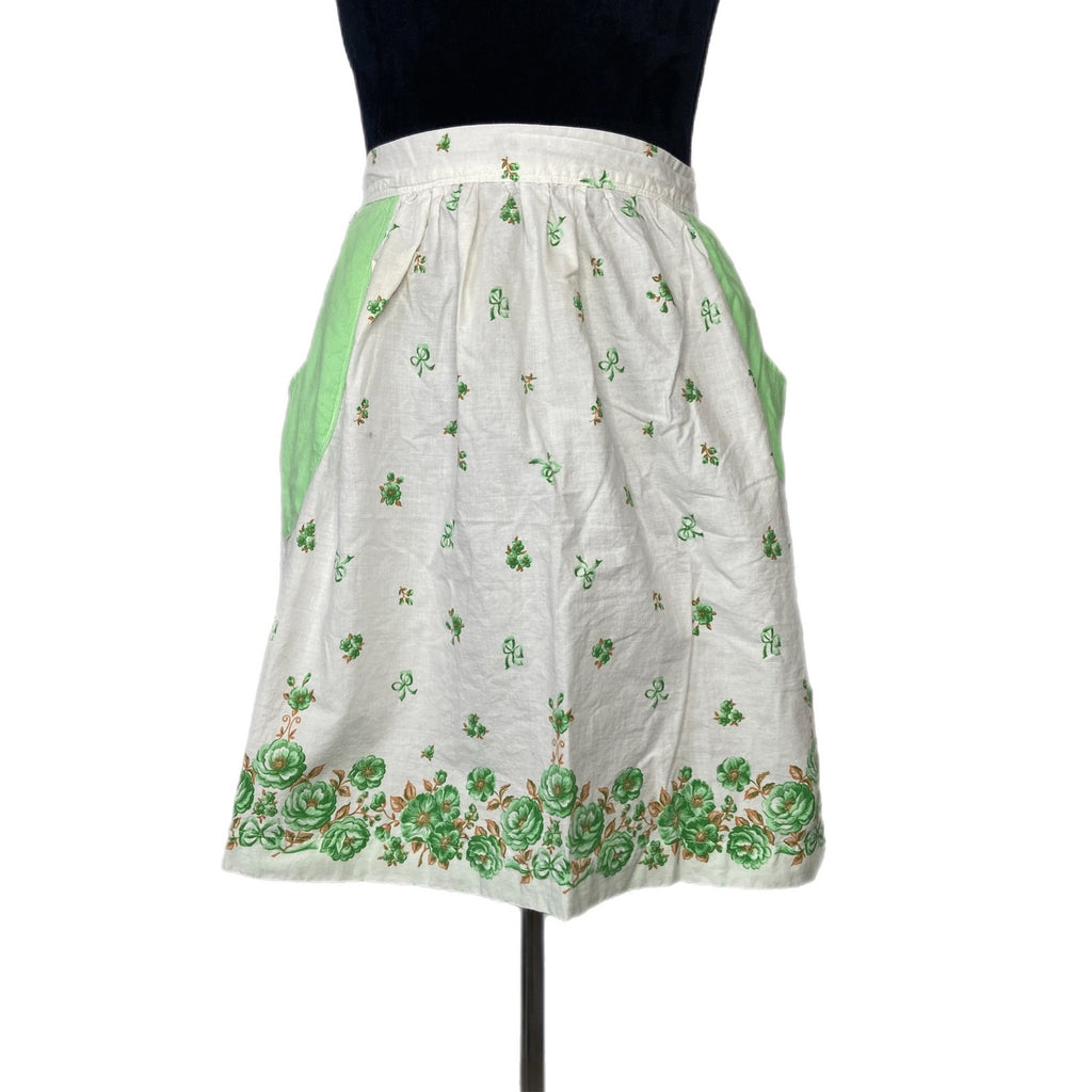 Vintage 50's 60's Floral Aprons - Set of 2