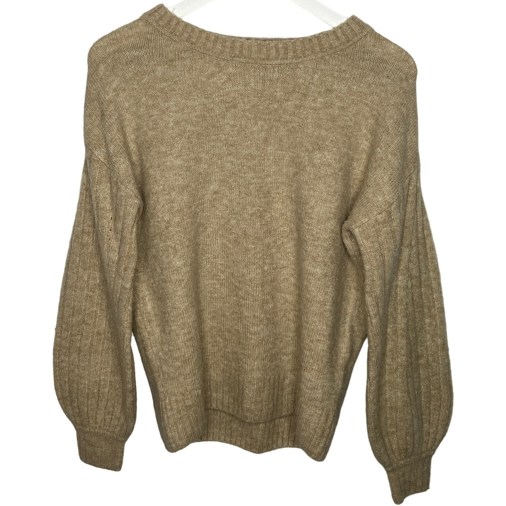 Max Studio Balloon Sleeve Crewneck Sweater - Women's Size S