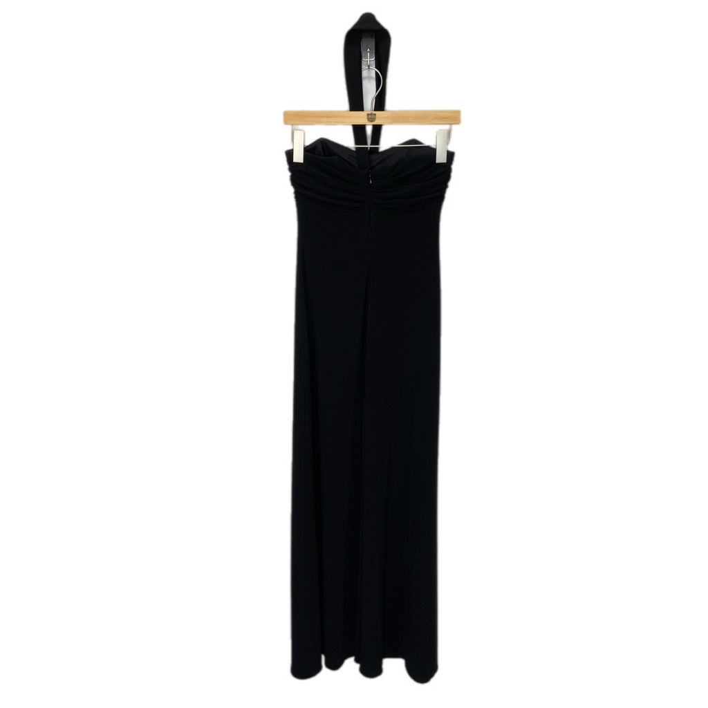 Vintage Laundry by Shelli Segal Black Halter Long Black Formal Dress - Women 0