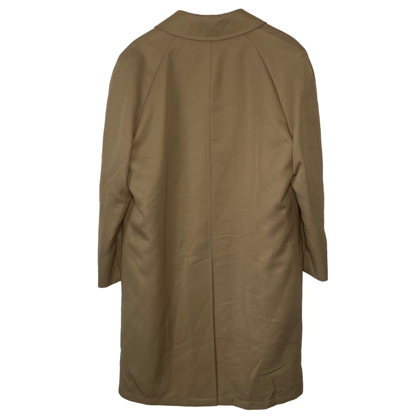 American Vintage Tan Overcoat Removable Faux Fur Lining - Men's Size 42 R