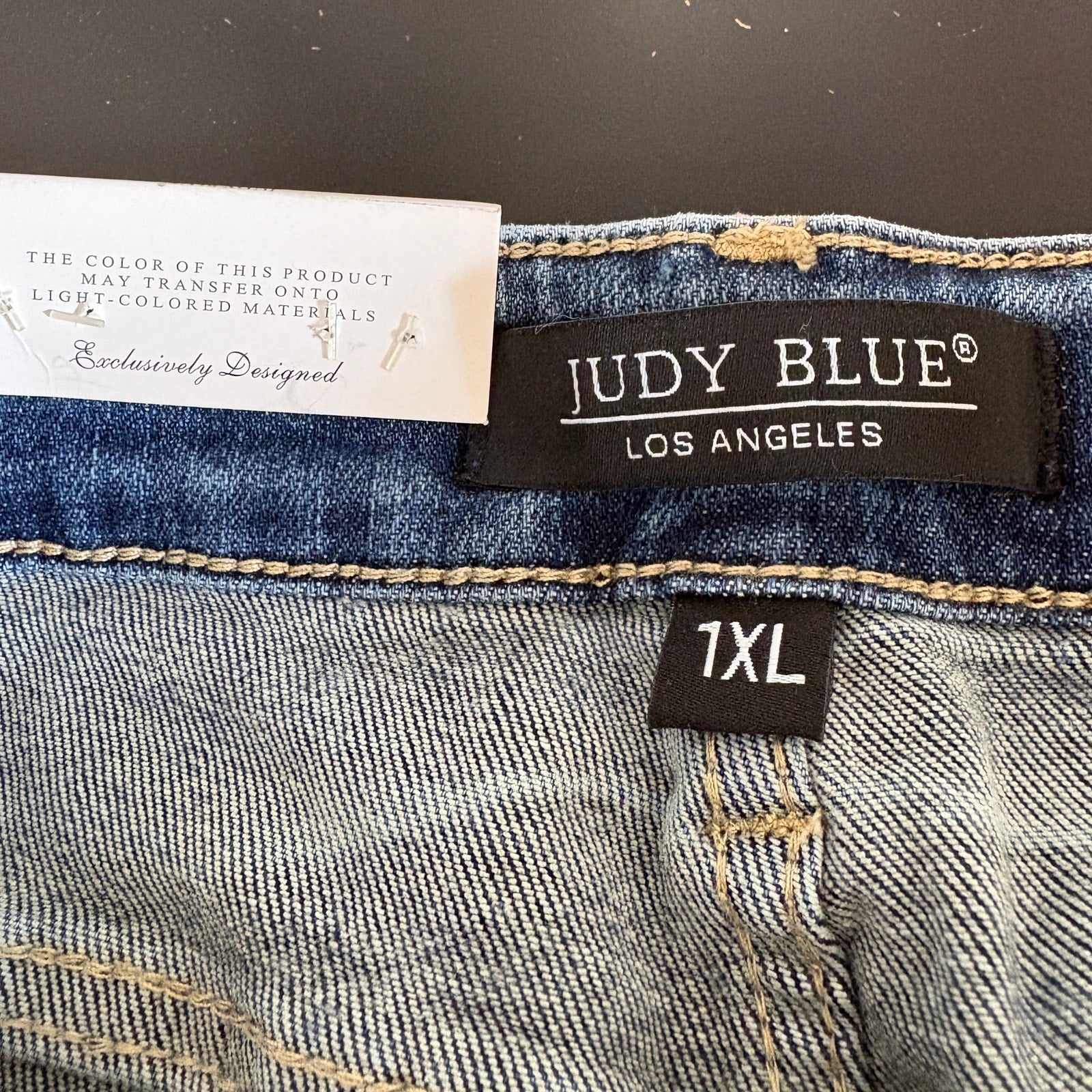Judy Blue Tummy Control Top Denim Shorts NWT - Women's Size 1XL