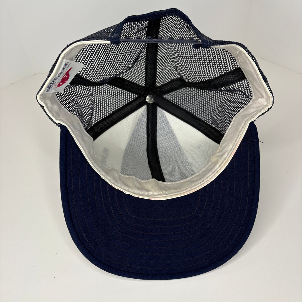 Vintage Lucky Strip Michigan Wolverines Snapback Mesh Hat