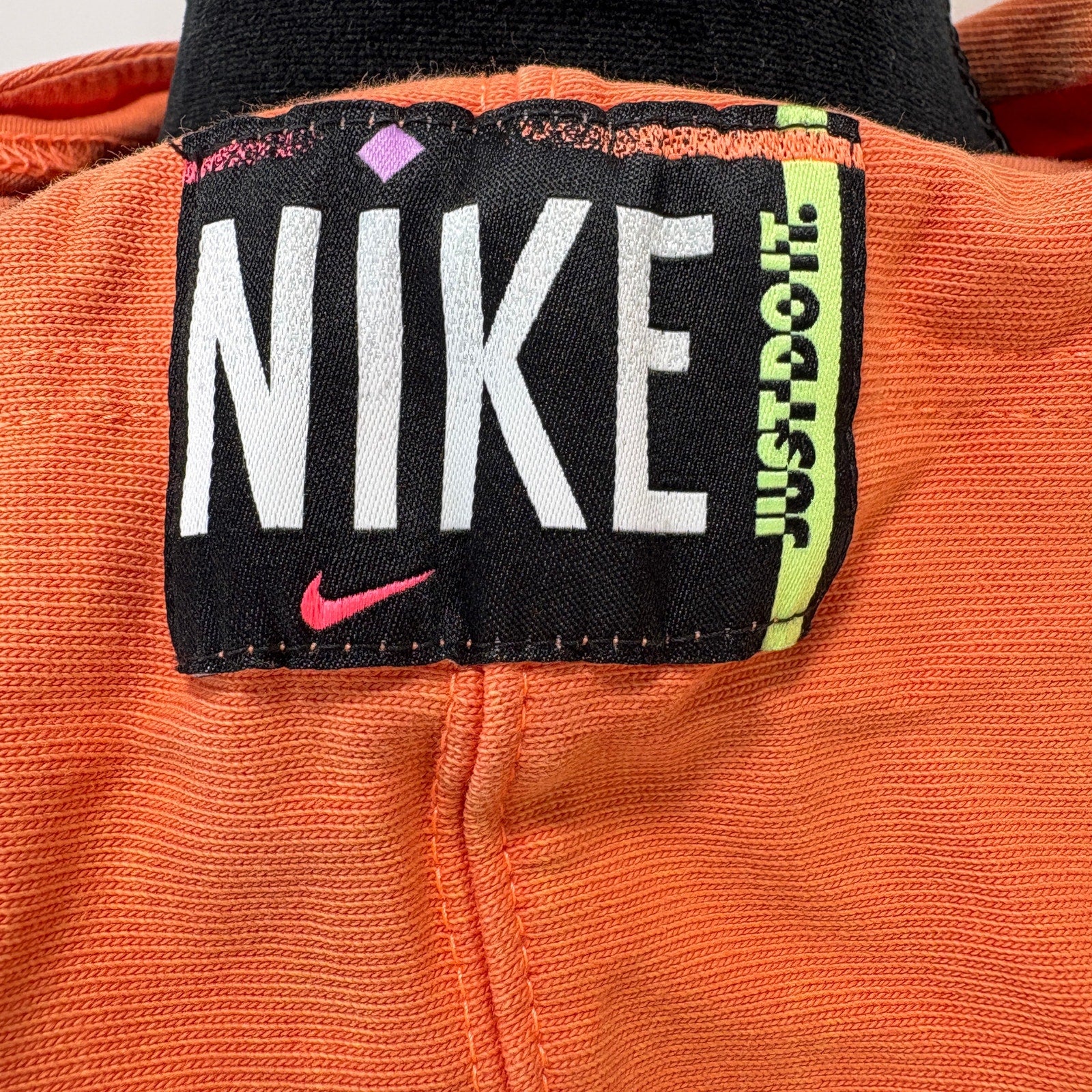 Nike Sportswear Women's Washed Hoodie CZ9854-858 in Atomic Orange - Women's M