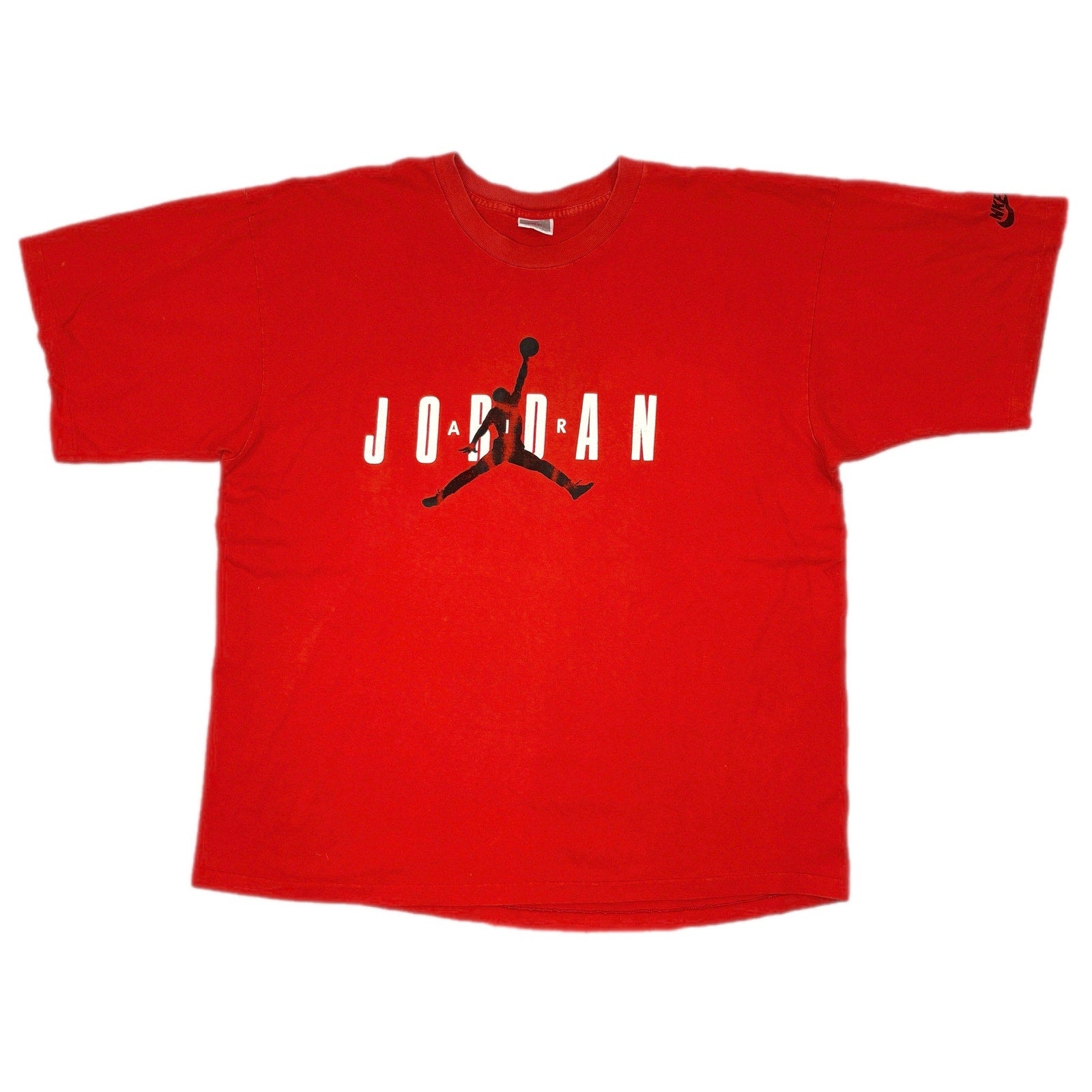 Rare Vintage 90s OG Nike Air Jordan T Shirt Gray Tag Single Stitch Made in USA