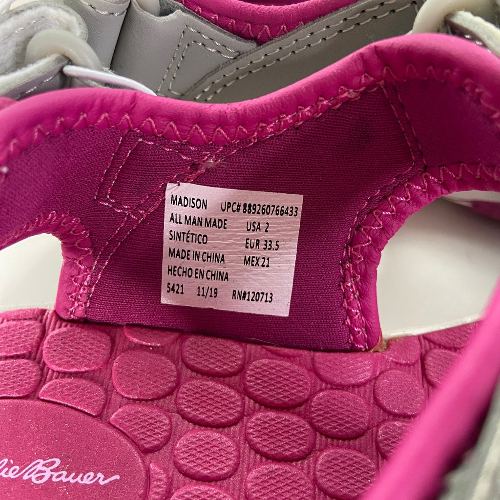 Eddie Bauer Madison Adjustable Sandals - Girls Size 2