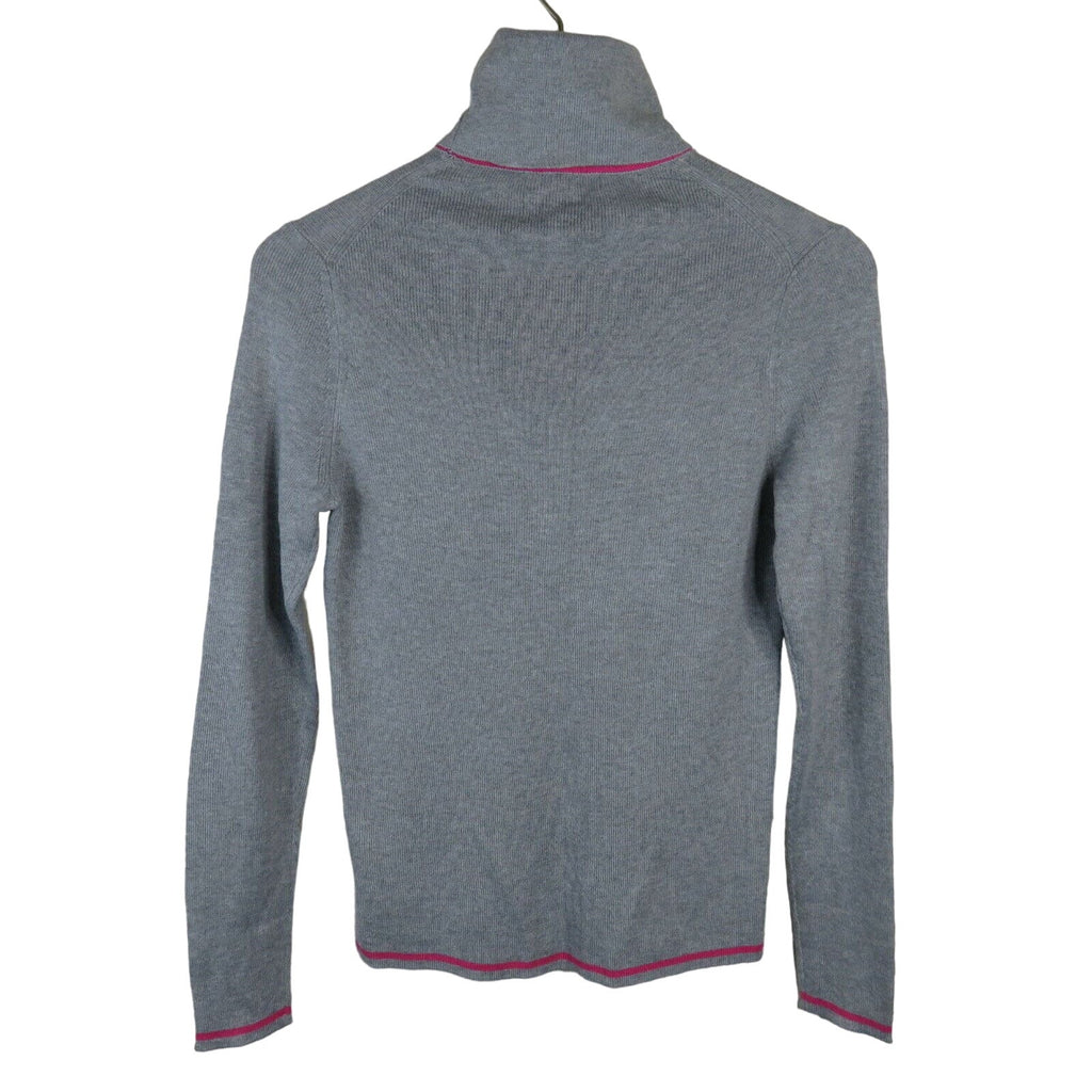 Joe Fresh Gray Pink Stripe Turtleneck NWT - Women's Small
