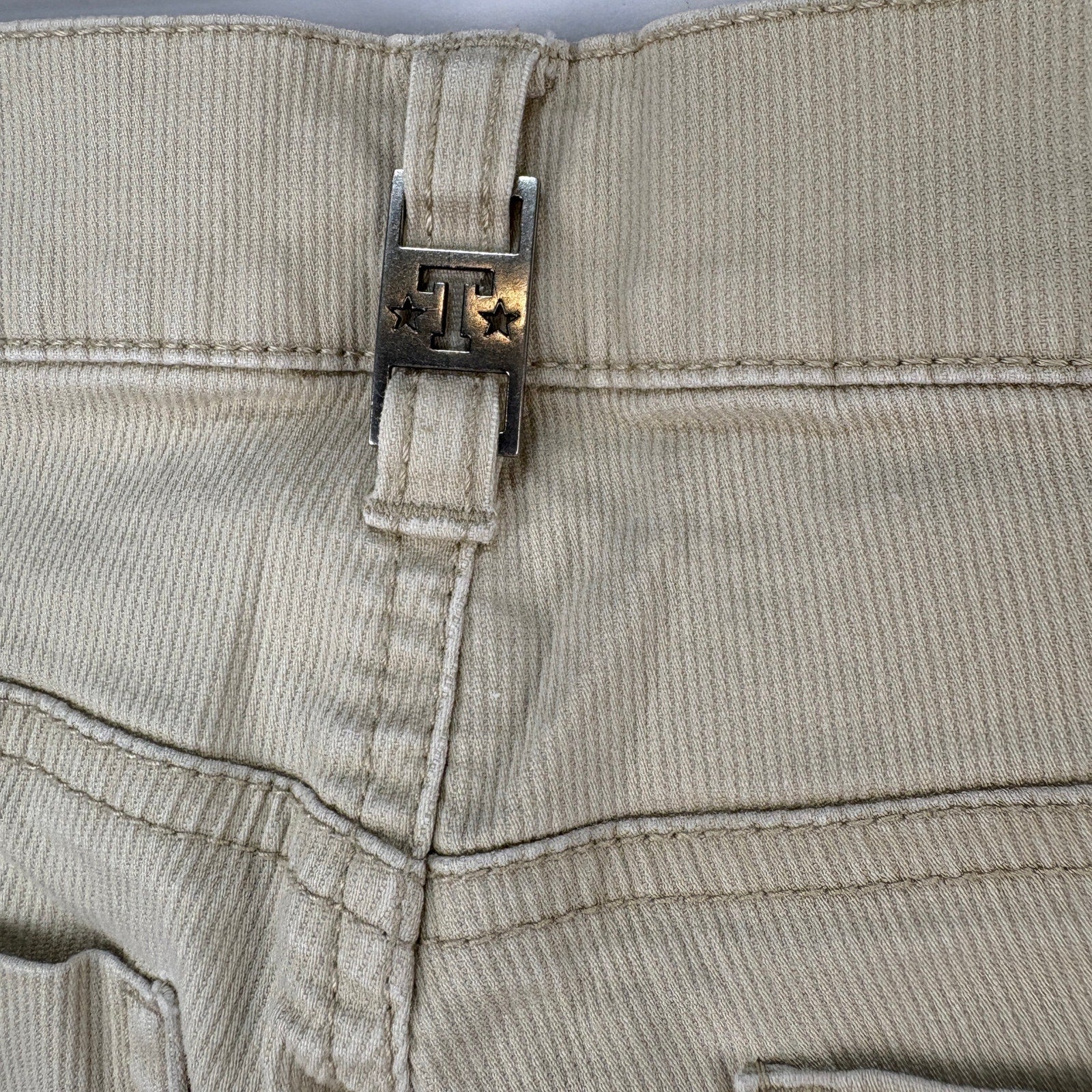 Y2K Tommy Jeans Low Rise Crop Khaki Pants - Women's Size Small