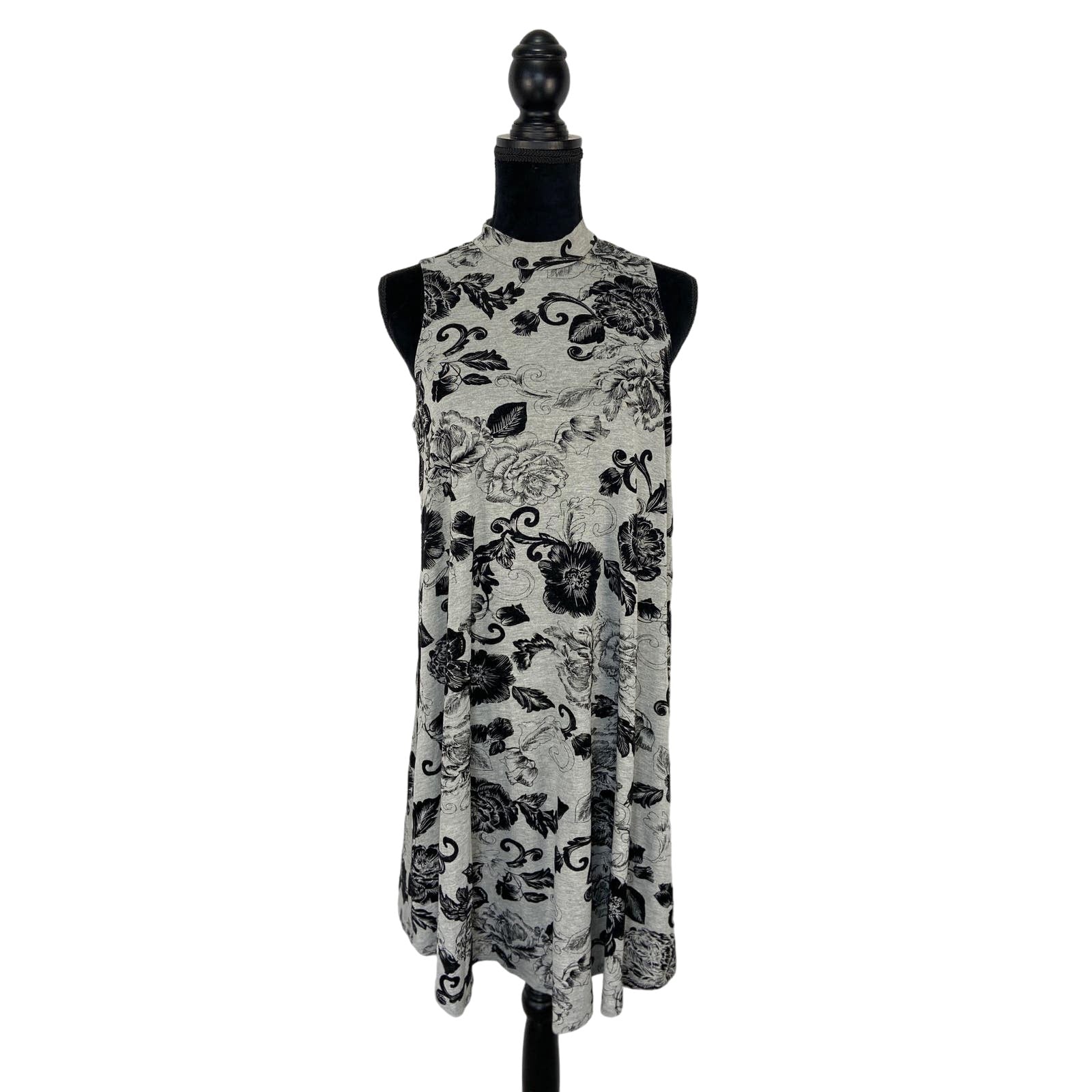 Philosophy Flocked Floral Shift Dress - Women's Small