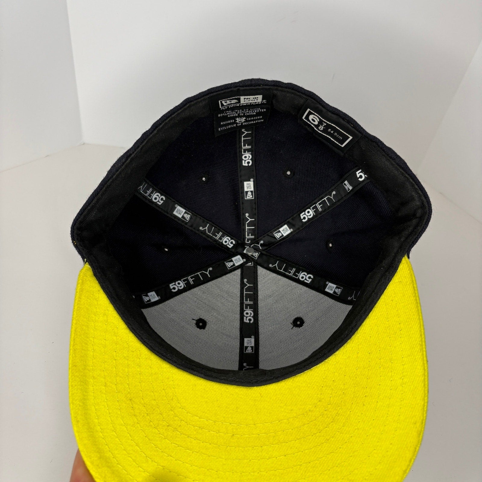 New Era University of Michigan Fitted Hat 6 7/8