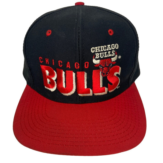 Vintage Chicago Bulls Embroidered Snapback Hat