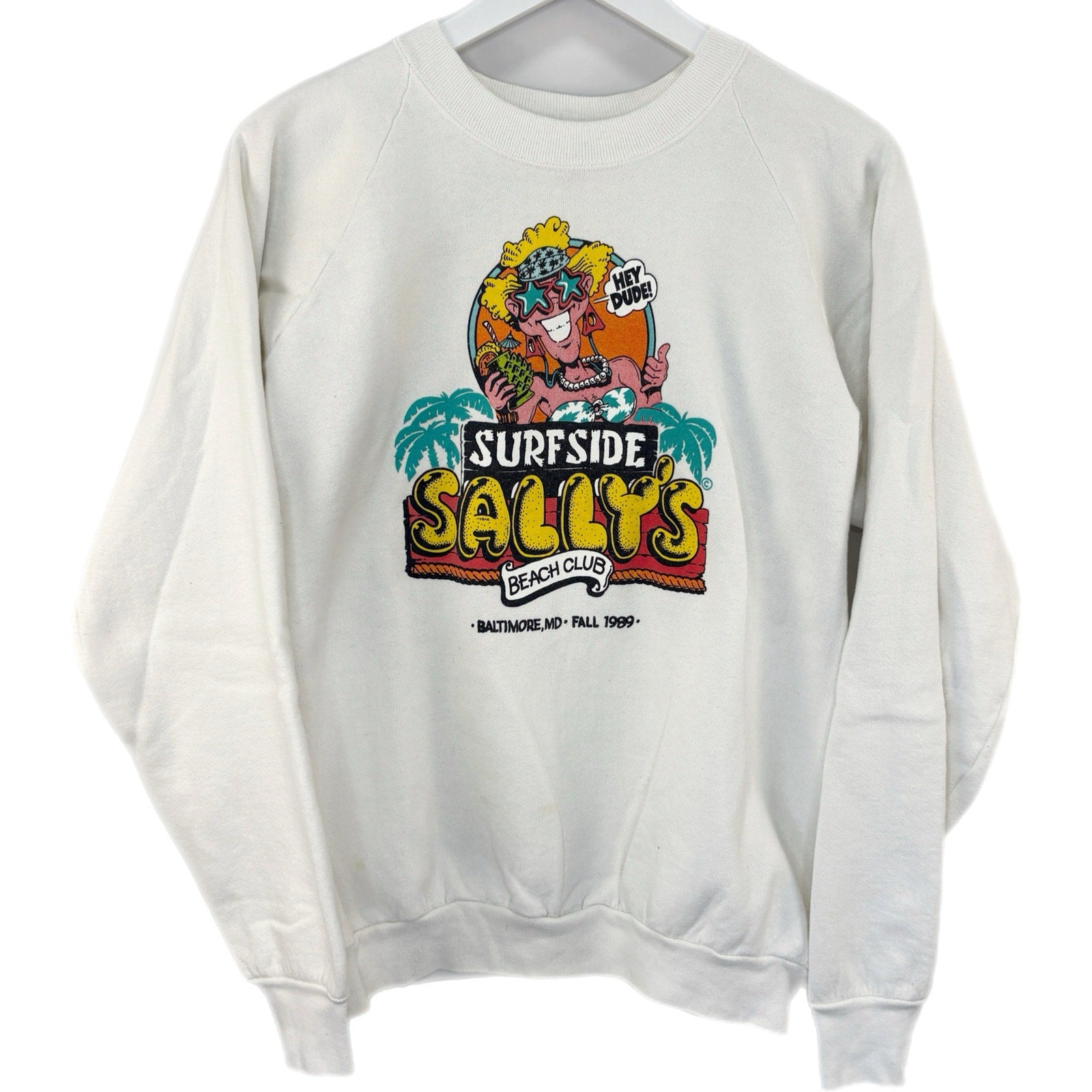 American Vintage Surfside Sally's Beach Club Crewneck - Adult Size XL