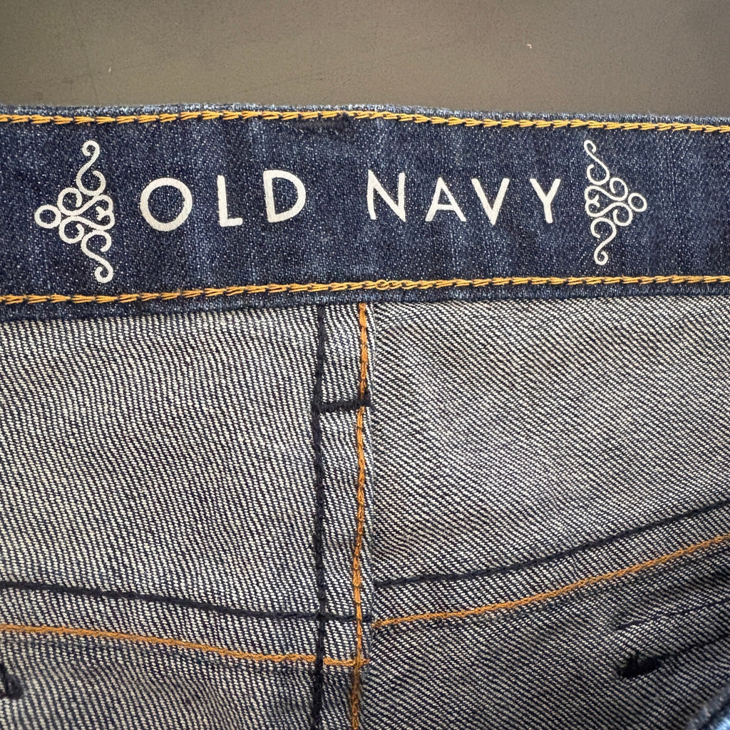 Old Navy Dark Wash Mid Rise Flare Leg Jeans - Women's Size 14