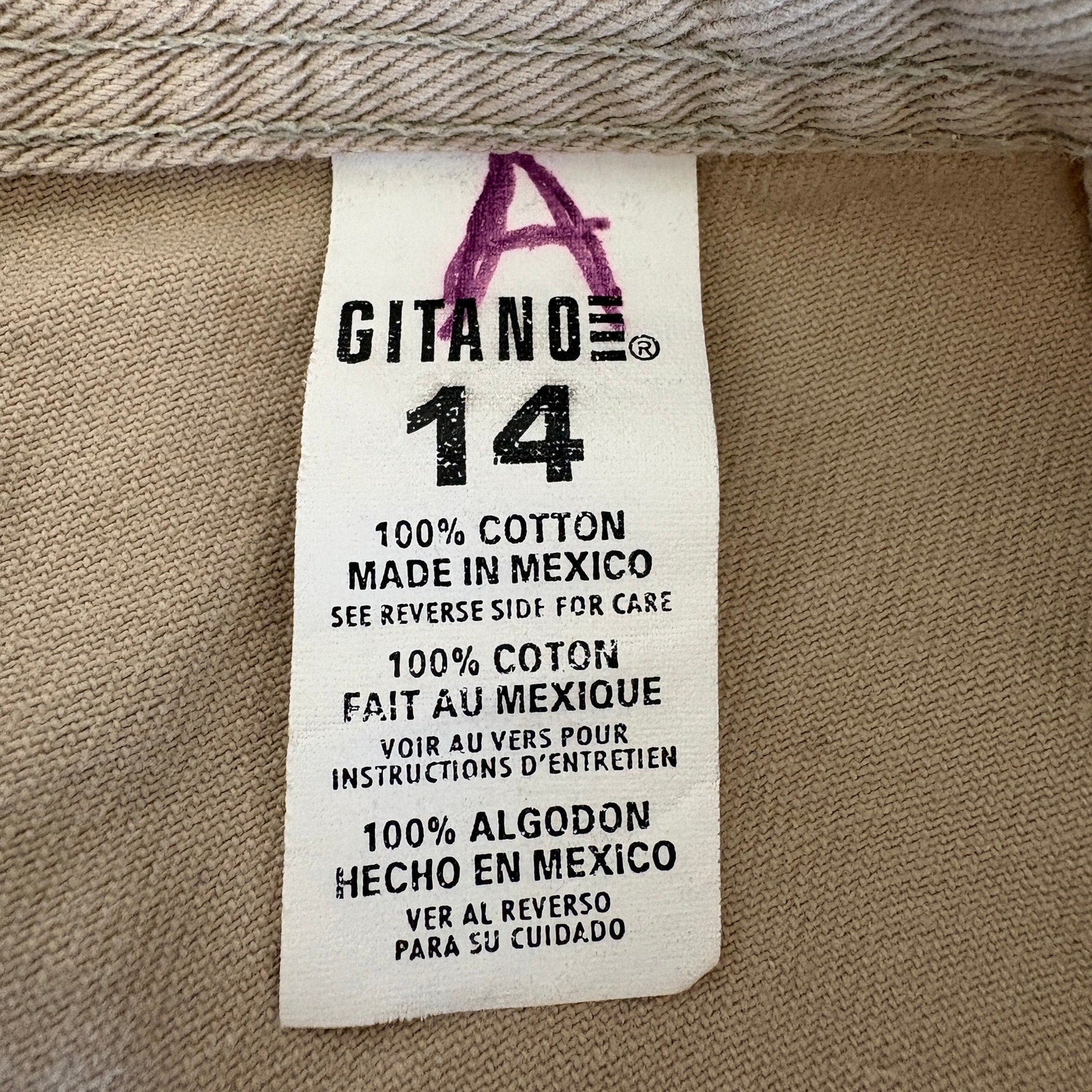 Y2K Gitano High Rise Khaki Shorts - Women's Size 14
