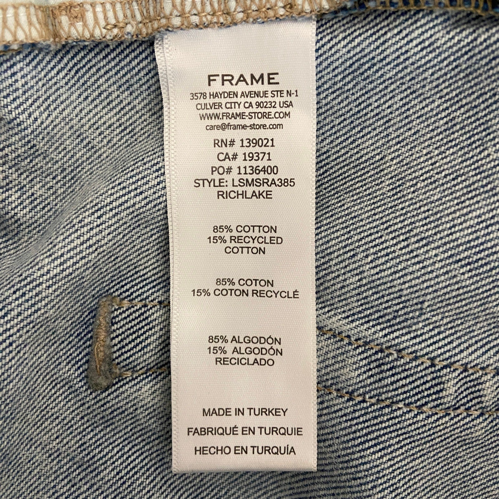 Frame Le Simone Cut Off Shorts - Women's Size 30