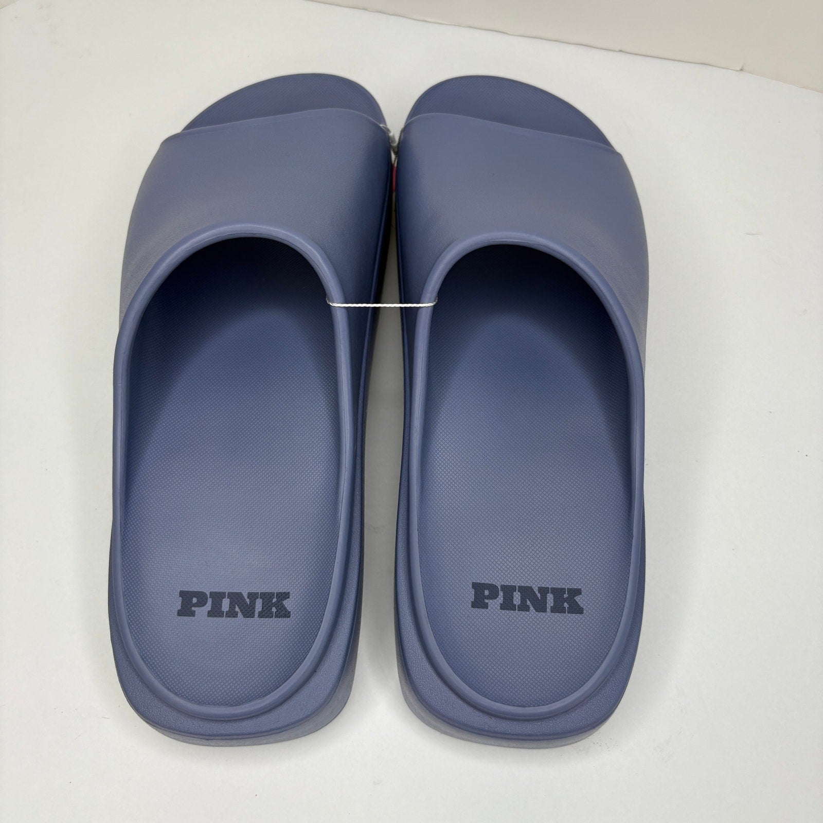 PINK Dusty Iris Platform Slide Sandals NWT - Women's Size L 9/10