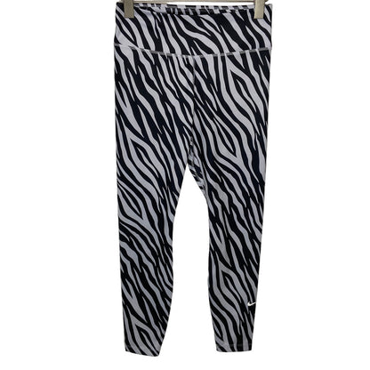 Nike Dri-Fit Zebra Print Leggings - Women's Size M