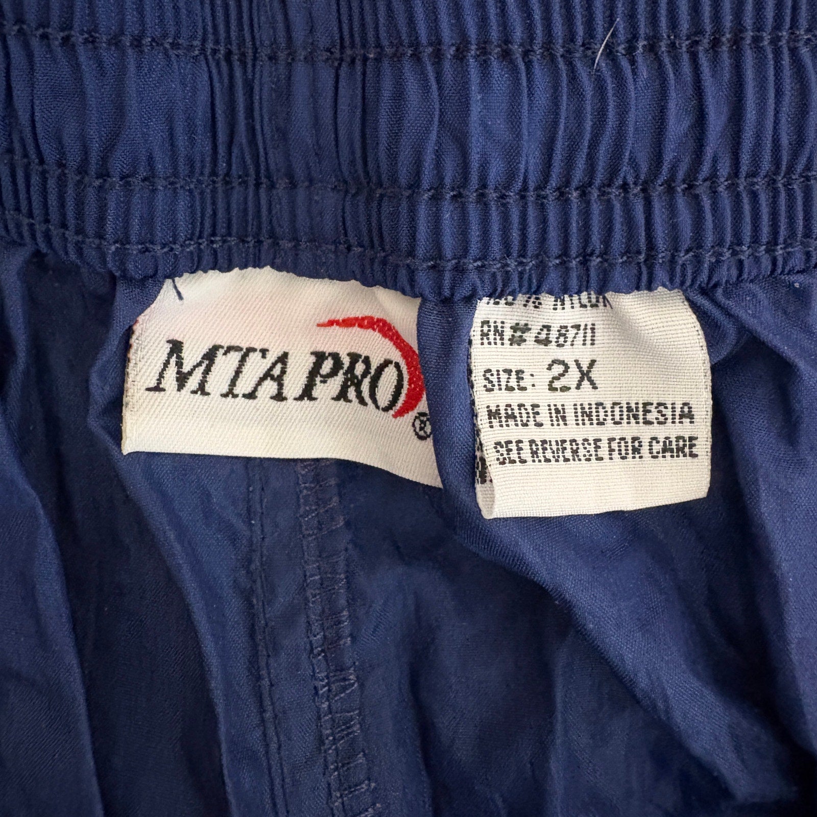 Vintage U of M Colors Rip Away Track Pants - Men's Size 2X