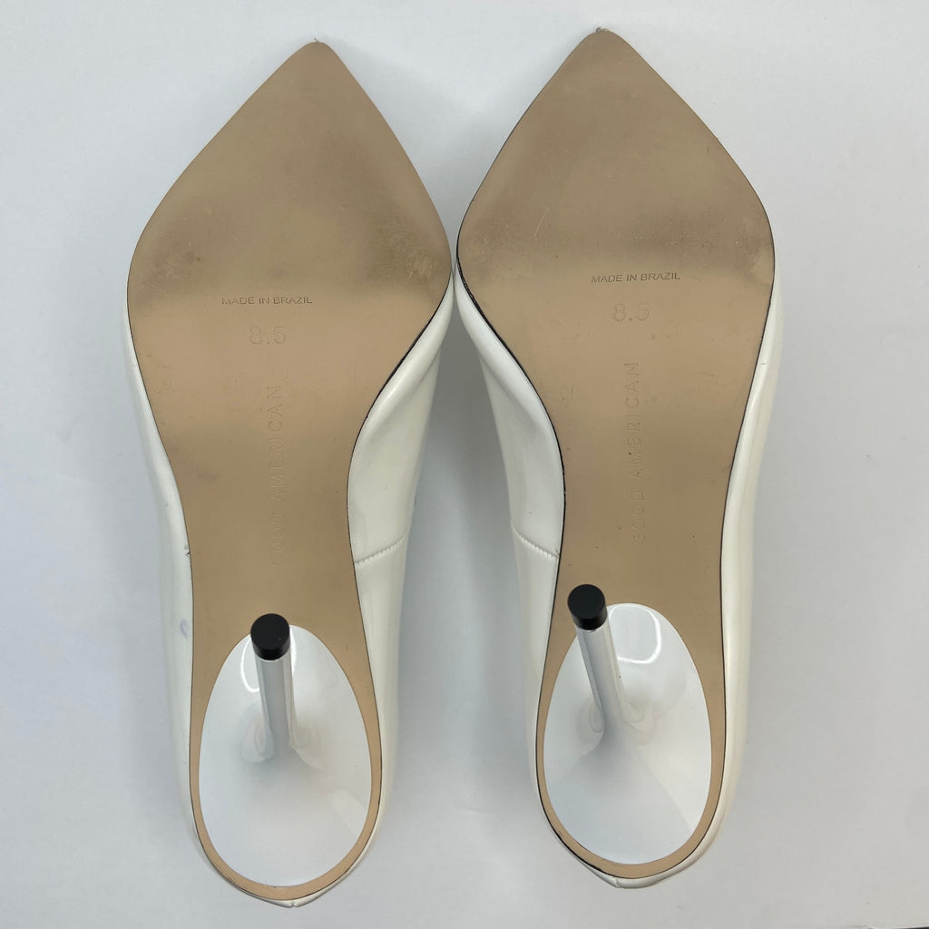 Good American Emma Heels in Ivory - Women's Size 8.5