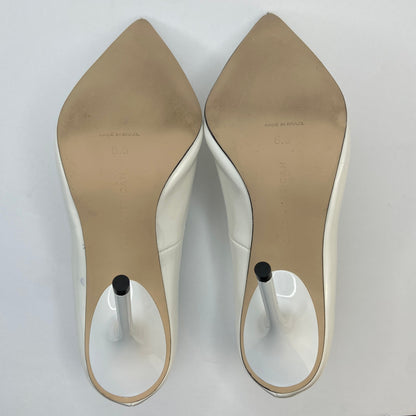 Good American Emma Heels in Ivory - Women's Size 8.5