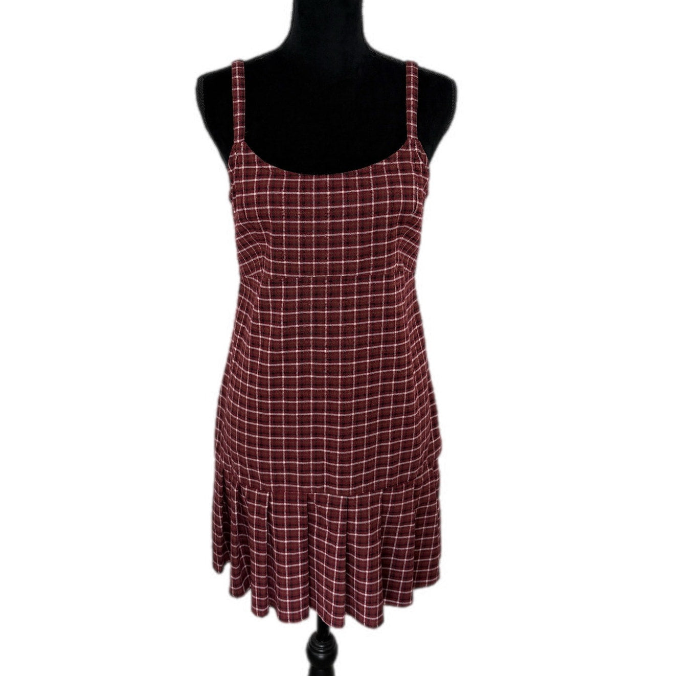 Hollister Plaid Flannel Jumper Dress - Women's Size L