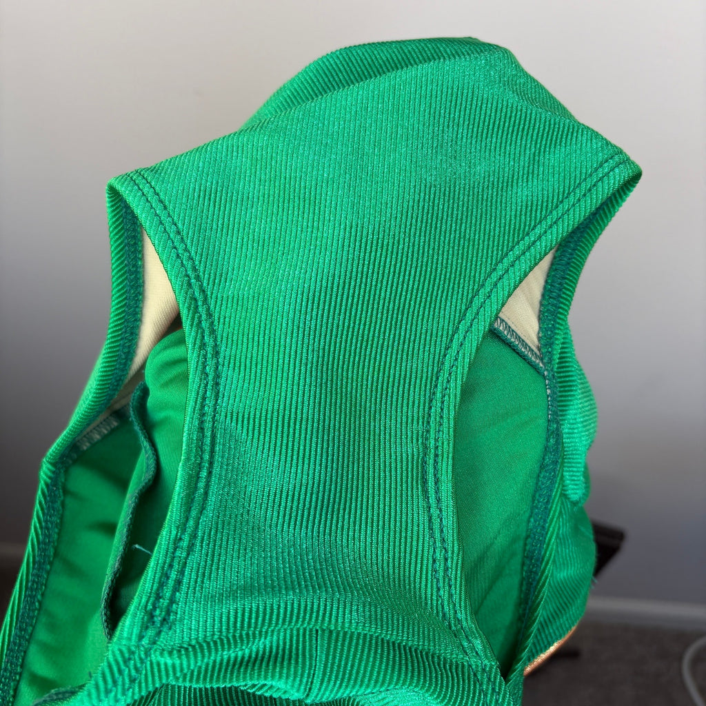 Vintage Oscar de la Renta Shimmery Green 1 pc Bathing Suit - Women's Size 6