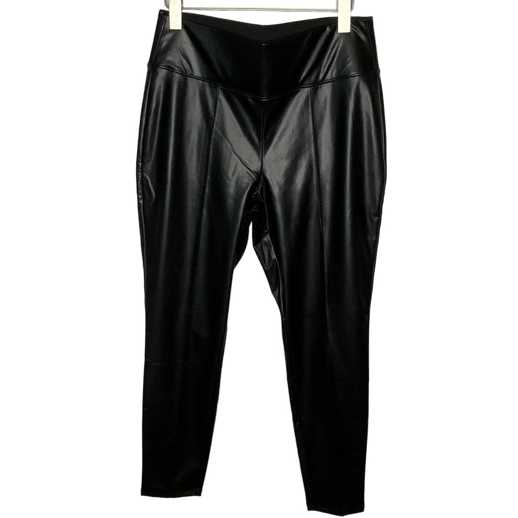 Nine West Black Faux Leather Leggings NWT - Women's Size L