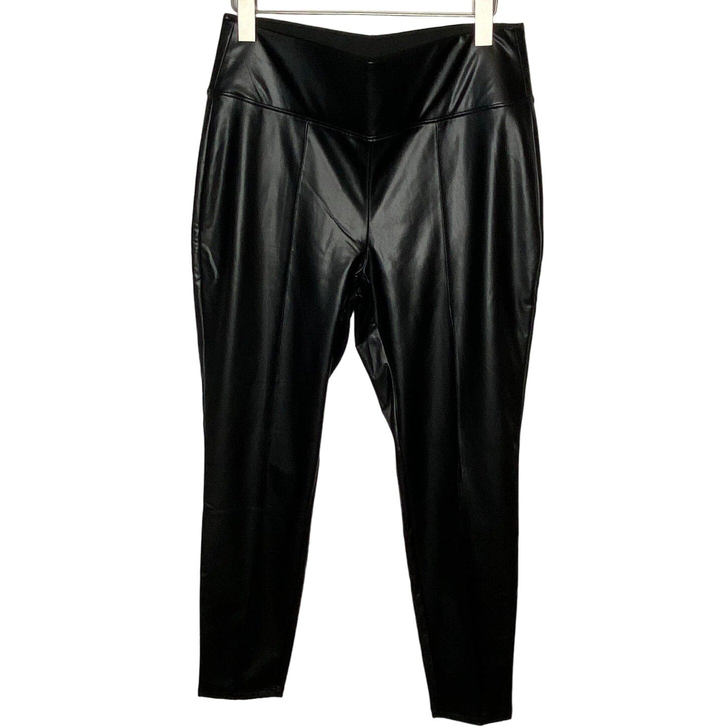 Nine West Black Faux Leather Leggings NWT - Women's Size L