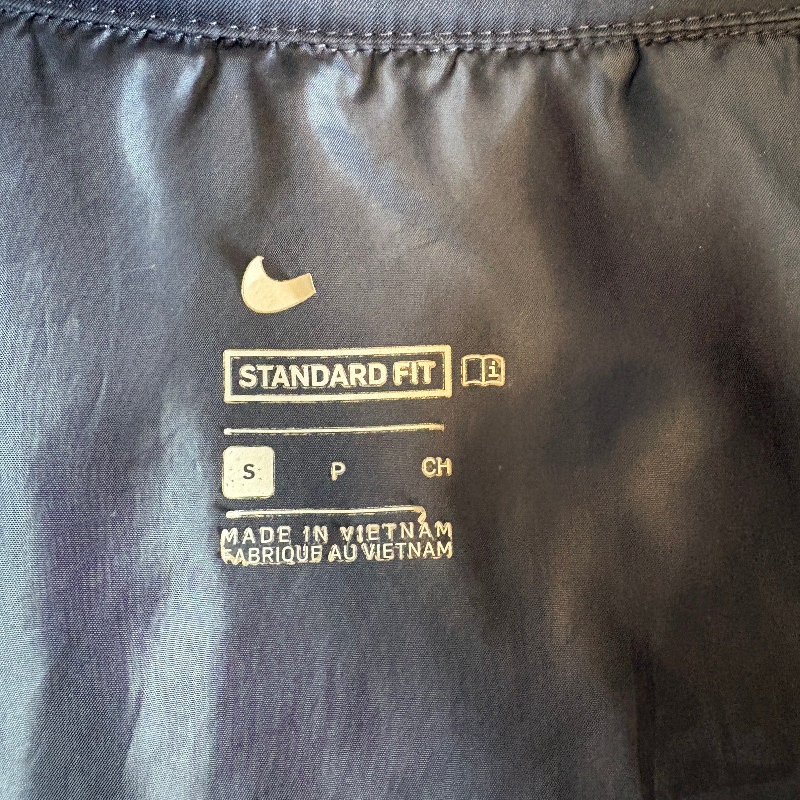 Nike Dark Blue Quilted Shacket - Men's Size S