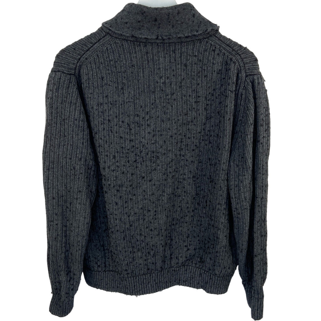 Duluth Trading Cotton Wool Blend Cowl Neck Sweater - Men's Size L
