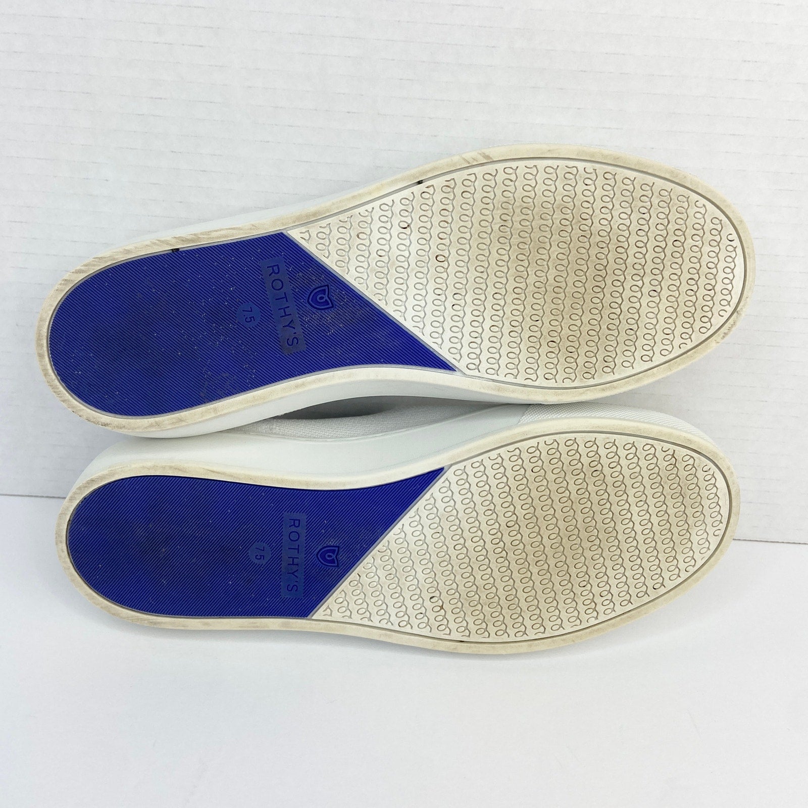 Rothy's The Original White Slip On Sneakers - Women's Size 7.5