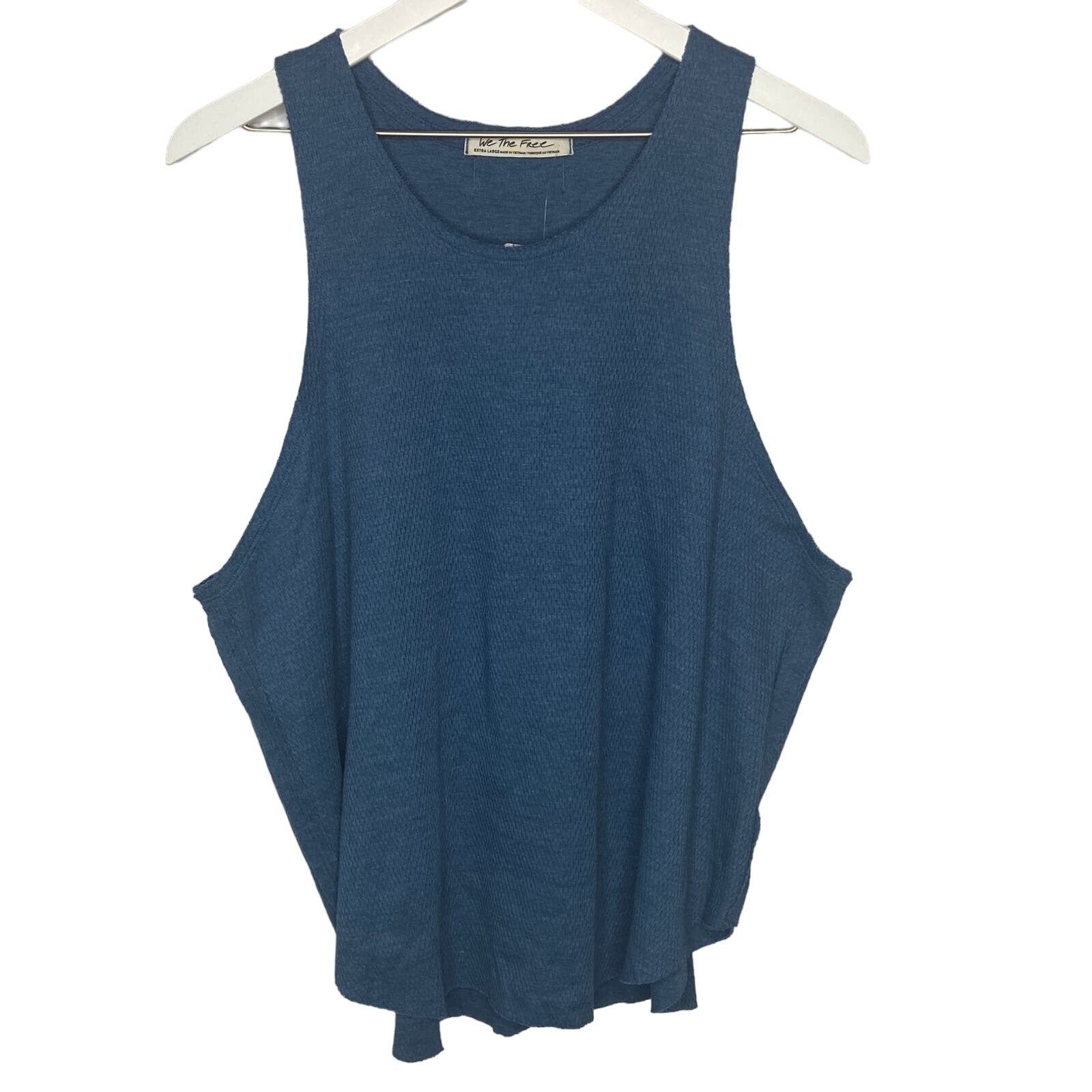 We the Free Living Indigo Tank Top NWT - Women's Size XL