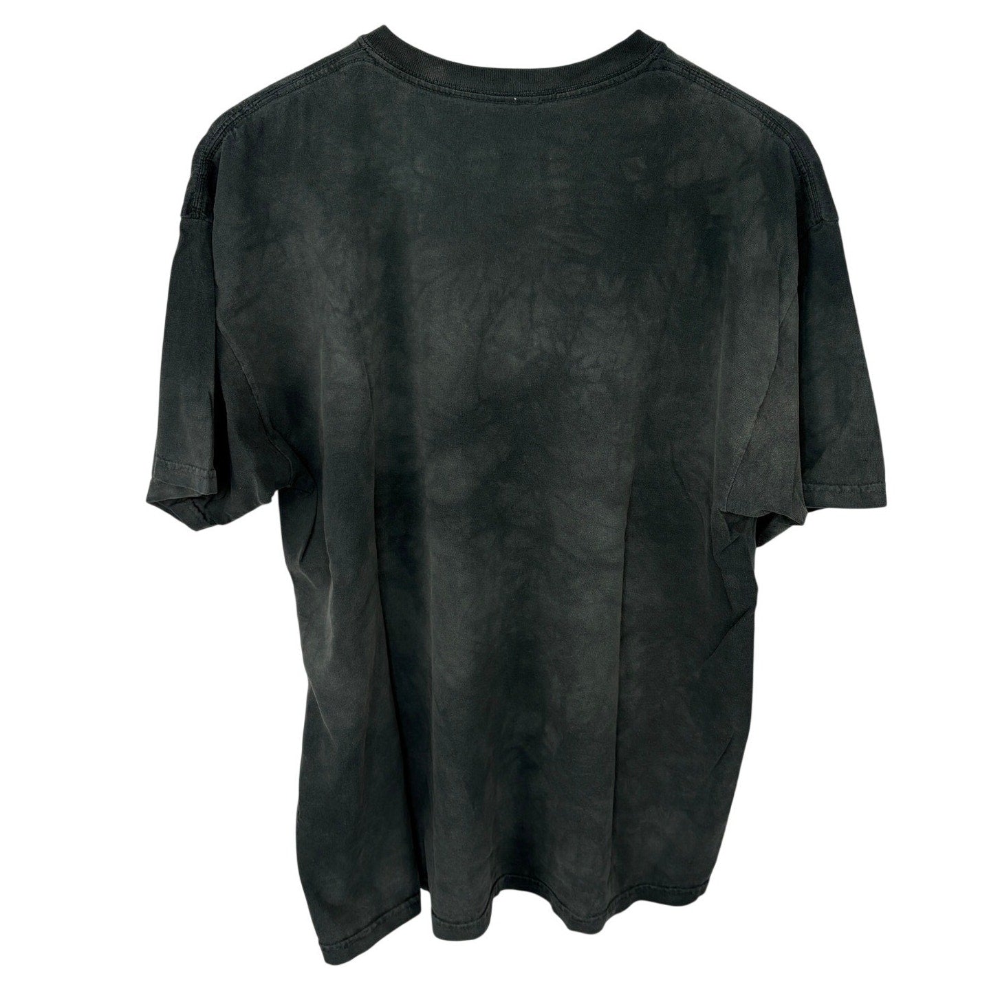 The Mountain Faded Dark Green Full Moon Howling Wolves T Shirt - Men's Size XL