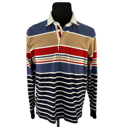 Lands' End Striped Rugby Shirt - Men's Size 38-40