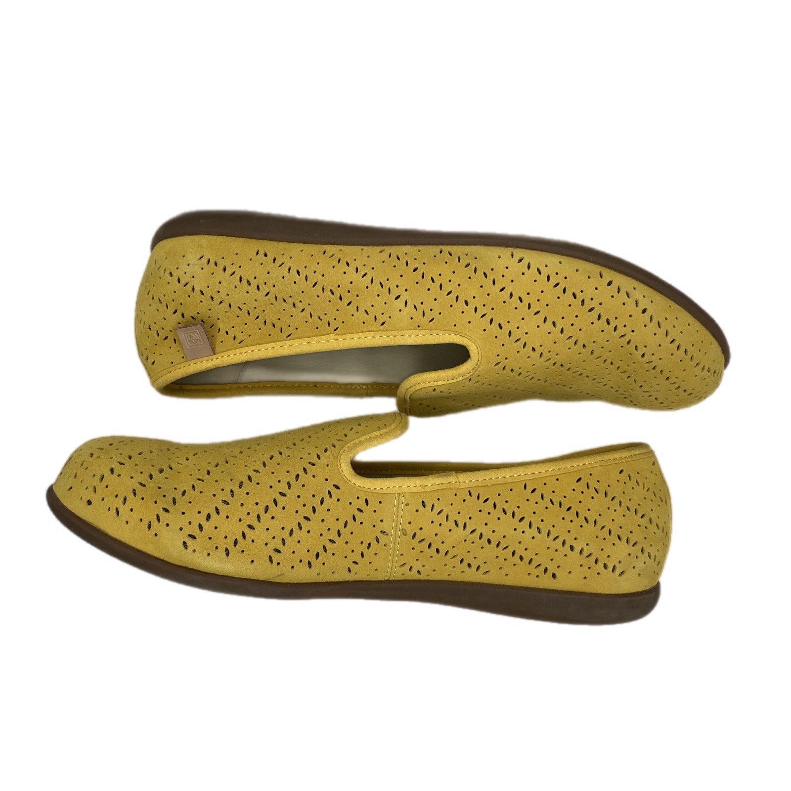 Spenco Yellow Flex Align Flat Loafers - Women's Size 10B