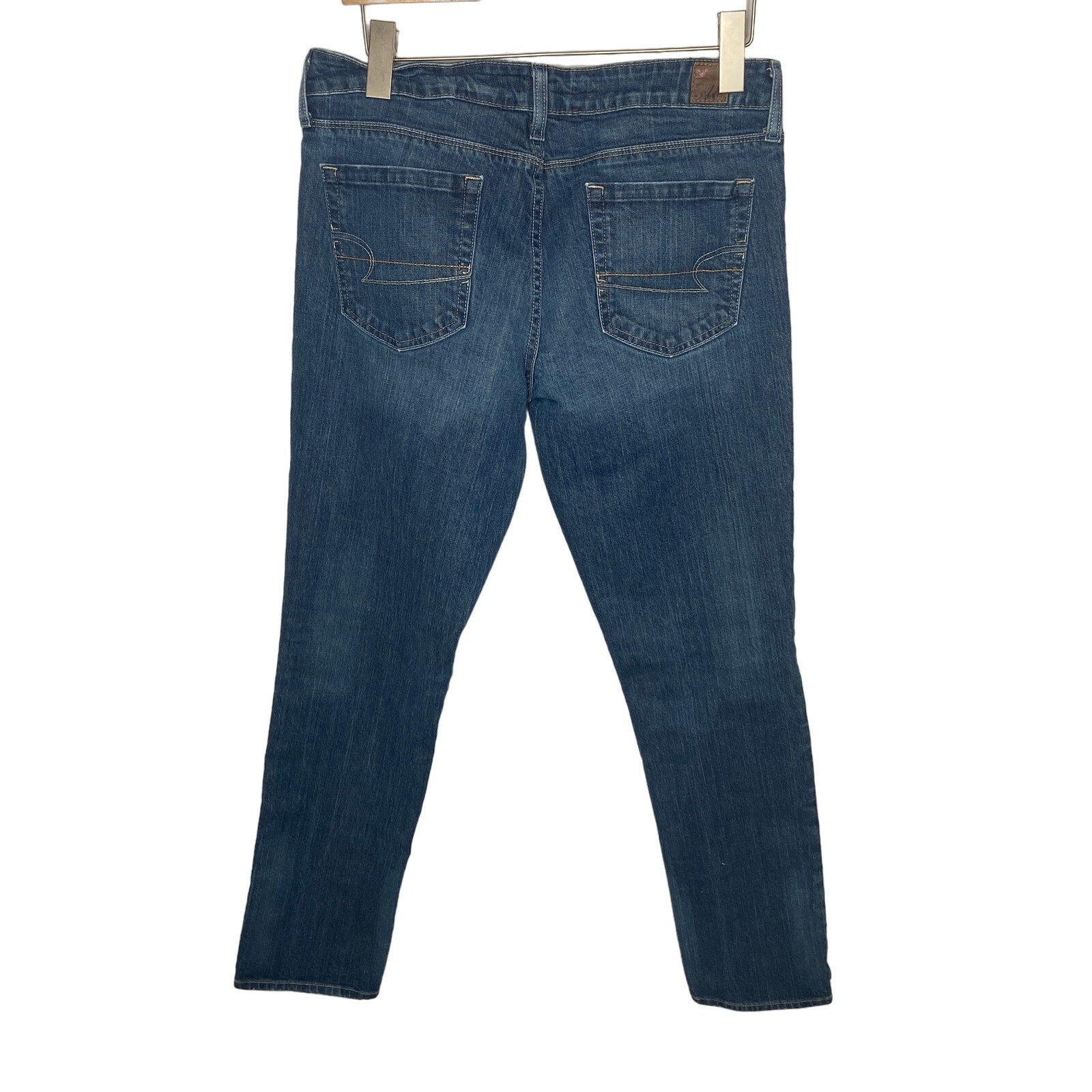 American Eagle Mid Rise Straight Leg Jeans - Women's Size 12
