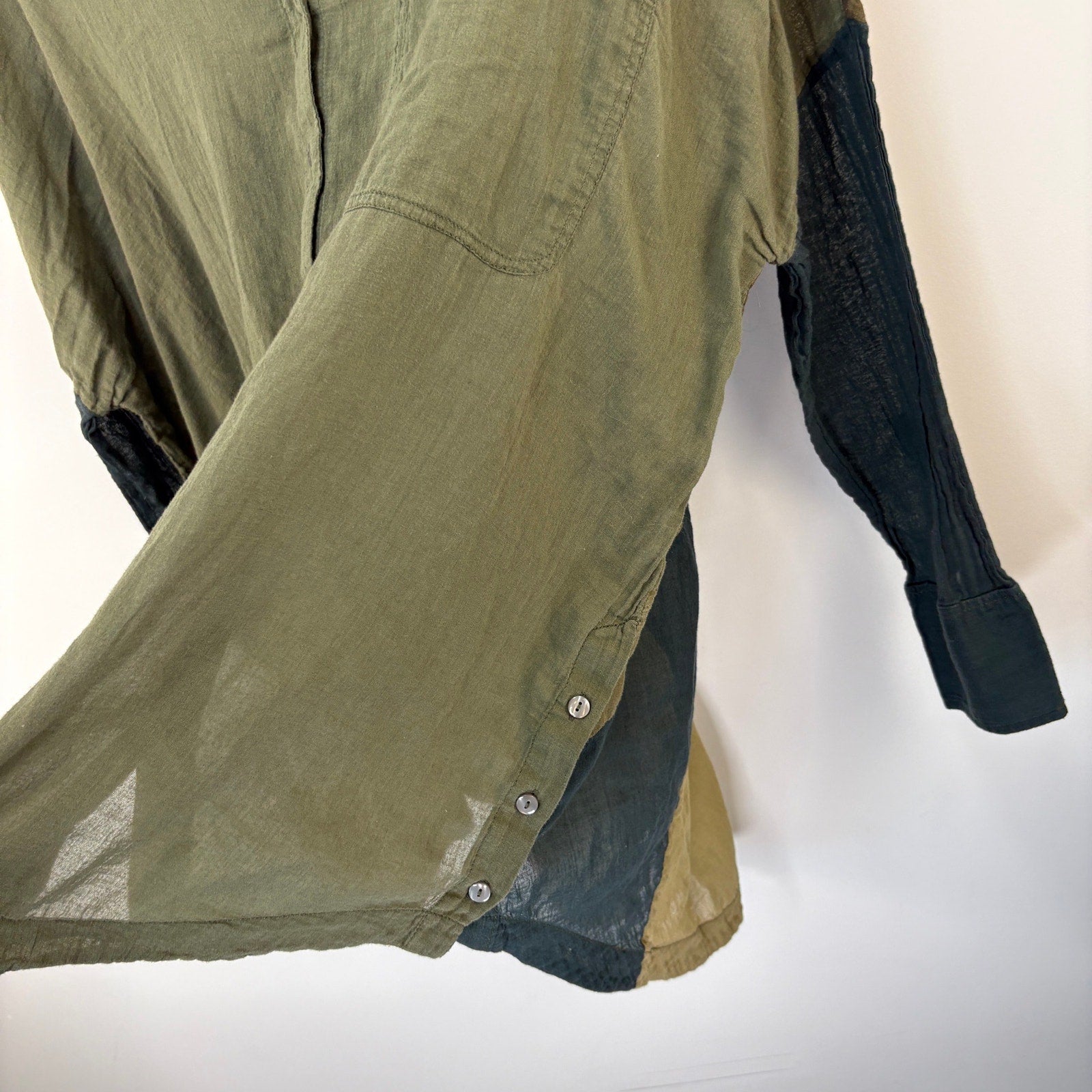 Free People Oversized Button Up Shirt - Women's Size M
