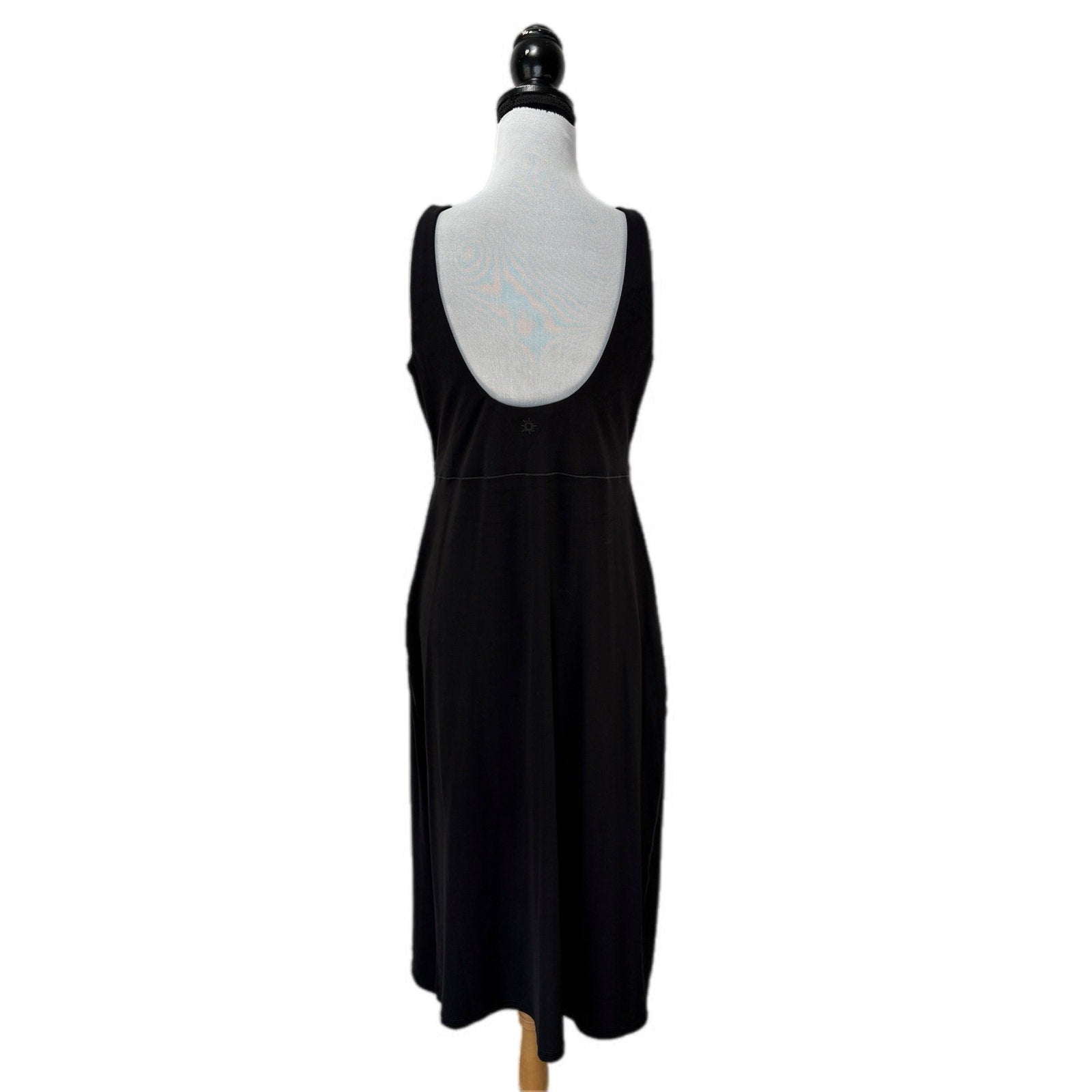 Aerie Offline Black Open Midriff Long Dress NWT - Women's Size XL